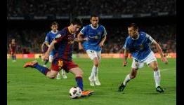 Barcelona 3-1 Almeria: Lionel Messi double completes comeback win for Blaugrana