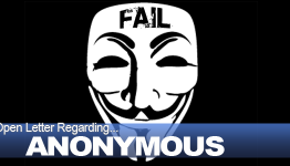 An Open Letter Regarding Anonymous
