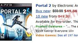 PS3 version of Portal 2 drops to $49.88 for a minute