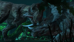 Jurassic Park: The Game – T-Rex vs. Triceratops Gameplay