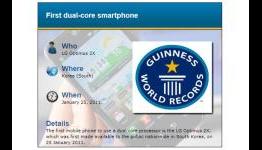 LG Optimus 2X scoops up Guinness World Record for being first dual-core smartphone