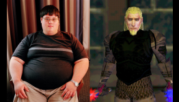 Photographer exposes pictures of gamers side to side with their MMO character