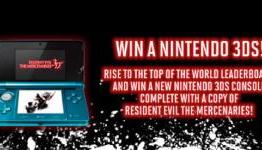 Win a Nintendo 3DS and Resident Evil: The Mercenaries 3D game in “The War on Horror” Facebook game
