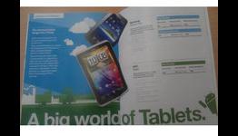 HTC Flyer prices on Three – £25 per month, £169 up-front