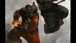 Fire x Fire: Ryu vs. Pyro art
