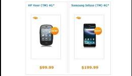 Samsung Infuse 4G and HP Veer 4G now on sale at AT&T