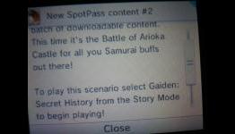 Samurai Warriors Chronicles gets its 2nd Spotpass DLC
