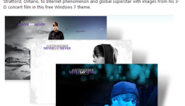 Microsoft Releases Justin Bieber: Never Say Never Official Theme For Windows 7