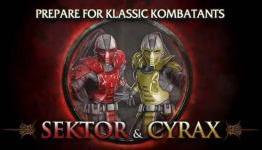 Free Mortal Kombat Classic Sektor and Cyrax Skins DLC