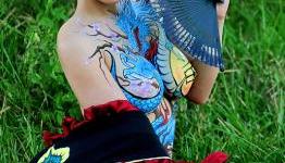 Yakuza Cosplay Bodypainting