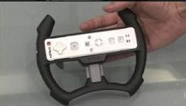 A look at the upcoming Nyko-branded Wii Wheel (Game Guys)