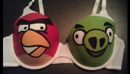 Angry Birds bra doubles as a slingshot