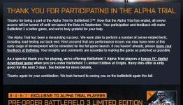What Battlefield 3 Alpha Trial Players Get As An Exclusive Offer