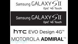 Leakster names Sprint’s latest: Samsung Epic 4G Touch, HTC EVO Design 4G, and Motorola Admiral