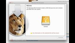 How to create an Apple Mac OS X Lion Recovery Disk
