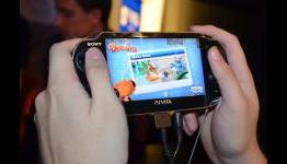 Getting our grubby hands on the PlayStation Vita