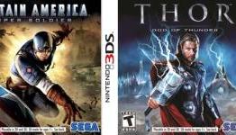Captain America and Thor 3DS Dated