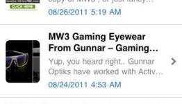 Elite News for Modern Warfare 3 Now Available as Universal App