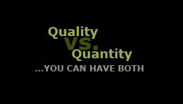 Quality or Quantity: Opposing Views of What to Look For in Games