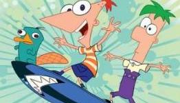 Phineas and Ferb across the poo-dimension.
