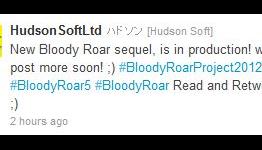 The Players Republic: Hudson Soft Tweets New Bloody Roar In Works