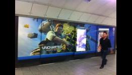 Uncharted 3 invades London Underground With Massive Ad