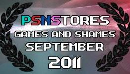PSNStores Games & Shames: September 2011