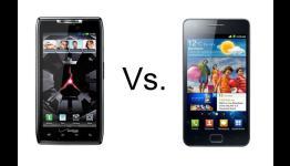 Motorola RAZR vs Samsung Galaxy S II