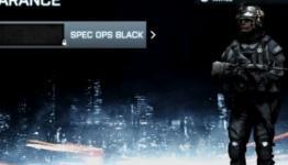 BF3 Soldier Customization let’s you choose Camo