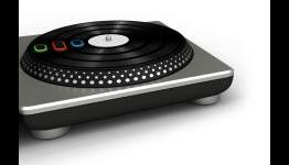 DJ Hero turntable controls huge Etch-A-Sketch