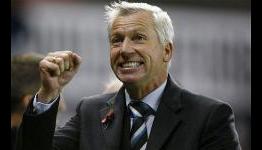 Newcastle manager Pardew plays down talk of Champions League place after victory over Stoke City
