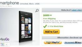 Nokia N9 for sale in the USA, will cost you $690, but at least you get free shipping