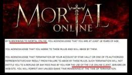 Mortal Online Plagiarizes EVE Online’s Terms of Service