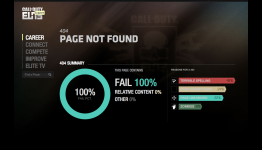 Activision puts a funny 404-error on Elite website.