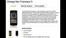 Orange San Francisco II confirmed, Android 2.3 onboard