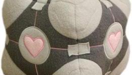Portal Companion Cube Plushie Hits Retail