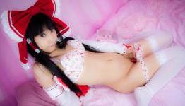 Touhou Hakurei Reimu Sexy Cosplay