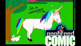 Comic: Robot Unicorn Grammar Attack
