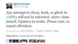 Infinity Ward Ban Over 1600 MW3 Cheaters