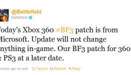 Xbox and PS3 Battlefield 3 Patches at a Later Date