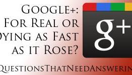 Google denies reports that Google+ is dying