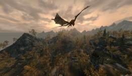 Skyrim Dragon Wallpaper