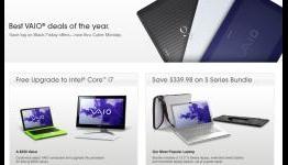 Sony Cyber Monday 2011: Online Sales Kicks Off For Vaio Laptops and HD Televisions