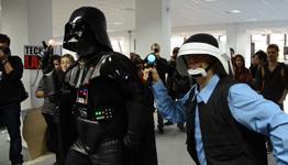 Darth Vader dancing with PS Move