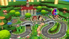 Boom Street screenshots show Mario Kart level