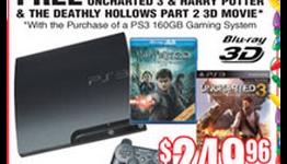 Fry’s Game Deals – Dec. 8 – Uncharted 3 with PS3 Harry Potter bundle and more