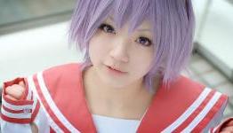 Cute Lucky Star Hiiragi Tsukasa Cosplay by Aka