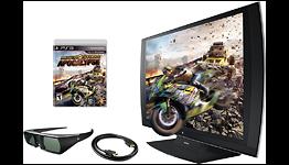 PlayStation 3D 3DTV + Motorstorm Bundle for $299