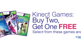 Kinect Games: Buy Two, Get One FREE at Amazon