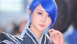 Model Han Chae Yee promotes Yulgang 2 with cosplay